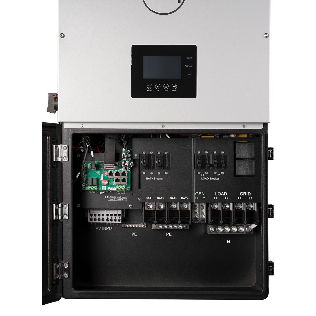 EG4 Hybrid Inverter 18KPV Lid Open Zoom
